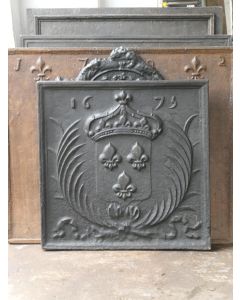 Kaminplatte 'Wappen von Frankreich'