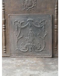 Historismus Ofenplatte Metall