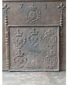 Kaminplatte 'Wappen von Frankreich'