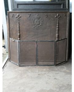Antikes Französisches Funkenschutzgitter