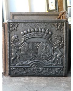 Kaminplatte 'Wappen'