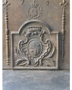 Kaminplatte 'Wappen'