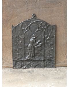 Historismus Ofenplatte Metall