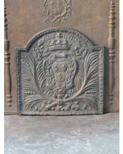 Kaminplatte 'Wappen von Frankreich'