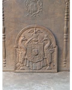 Kaminplatte 'Wappen'