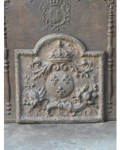Kaminplatte 'Wappen von Frankreich'