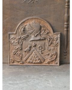 Kaminplatte 'Wappen'