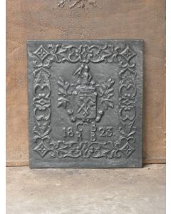 Kaminplatte 'Wappen'