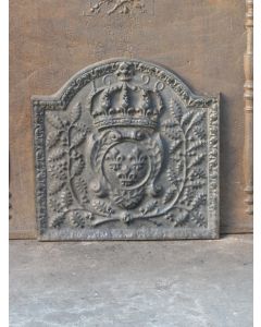 Kaminplatte 'Wappen von Frankreich'