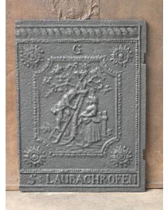 Kaminplatte 'Ländliche Szene'