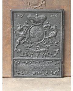 Kaminplatte 'Wappen'