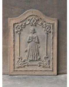 Historismus Ofenplatte Metall
