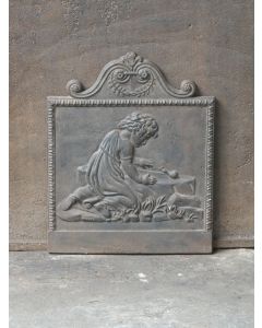 Historismus Ofenplatte Metall