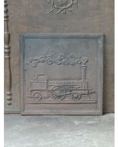 Historismus Ofenplatte Metall