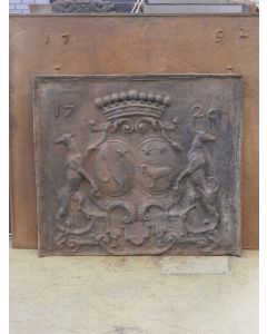 Kaminplatte 'Wappen'