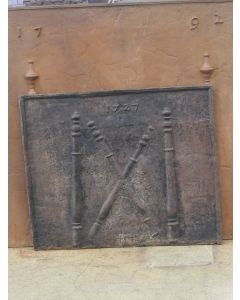 Kaminplatte 'Andreaskreuz'