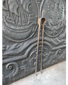 Antike Französische Kaminzange