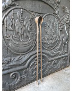 Antike Französische Kaminzange