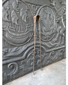 Antike Französische Kaminzange