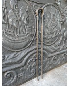 Antike Französische Kaminzange