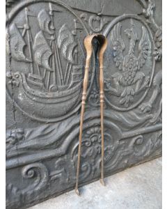 Antike Französische Kaminzange