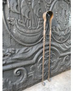 Antike Französische Kaminzange