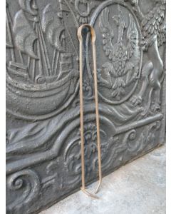 Antike Französische Kaminzange