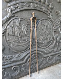 Antike Französische Kaminzange