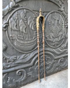 Antike Französische Kaminzange