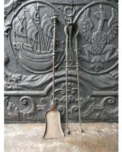 Antikes Französisches Kaminbesteck