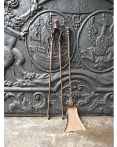 Antikes Französisches Kaminbesteck