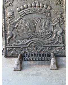 Antiker Französischer Kaminrost