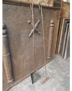 Großes Französisches Kaminbesteck