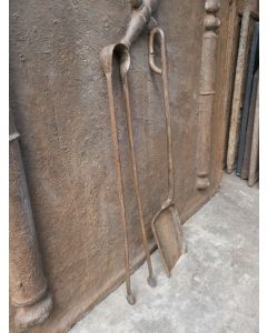 Antikes Französisches Kaminbesteck