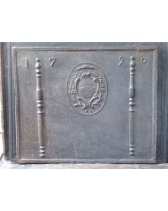 Kaminplatte 'Wappen'