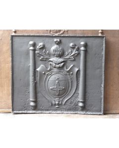 Kaminplatte 'Wappen'
