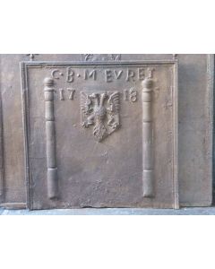 Kaminplatte 'Wappen'