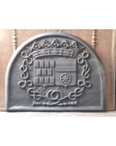 Kaminplatte 'Wappen De Rostaing'