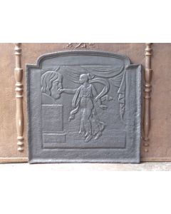 Kaminplatte 'Bocca della Verità'