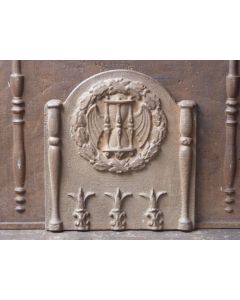 Kaminplatte 'Wappen'