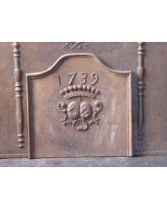Kaminplatte 'Wappen'
