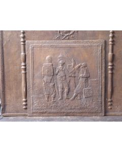 Kaminplatte 'Die Soldaten'