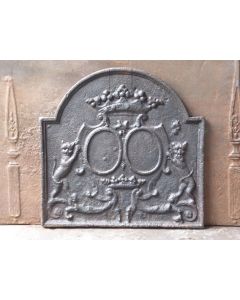 Kaminplatte 'Wappen'