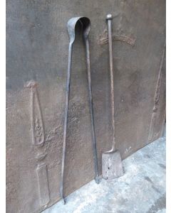 Antikes Französisches Kaminbesteck