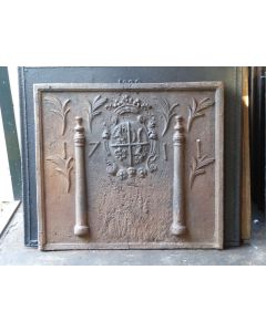 Kaminplatte 'Wappen'