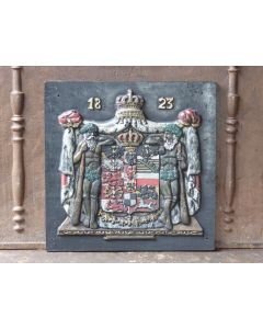 Kaminplatte 'Wappen'