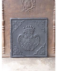 Kaminplatte 'Wappen'