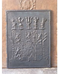 Kaminplatte 'Wappen'