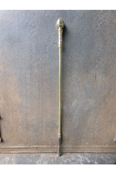 Poliertes Messing Schürhaken