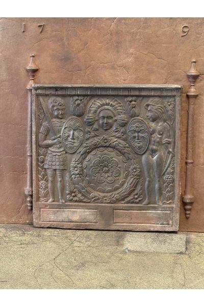 Kaminplatte 'Wappen'